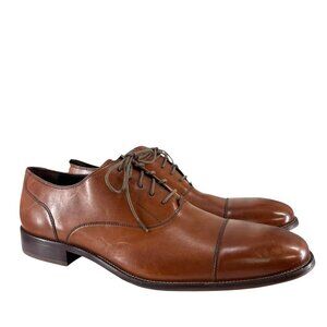 NWT Cole Haan Williams II Cap Toe Oxford Dress Shoes 13 Tan Work Plain Toe